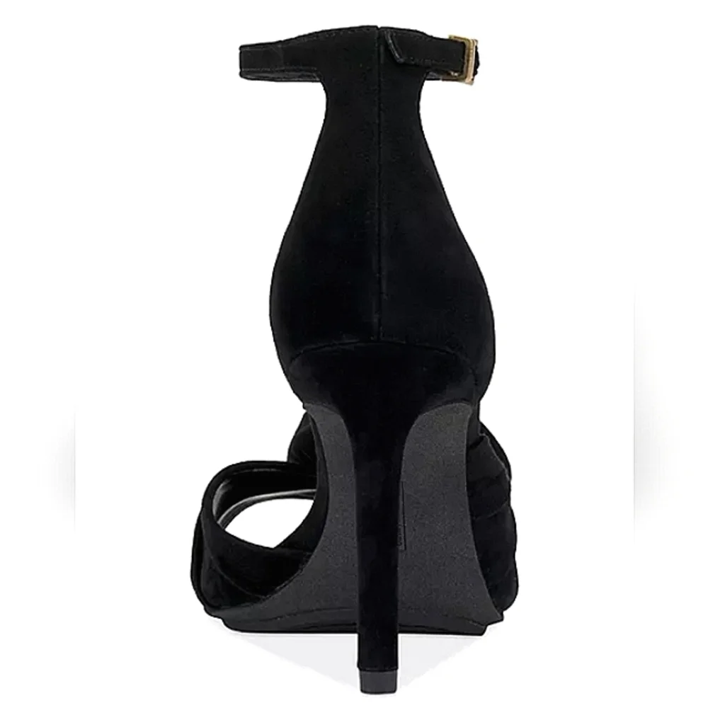 New w/Box Vince Camuto Adaline Genuine Suede Ankle Strap Stiletto Dress Sandals - Picture 7 of 9